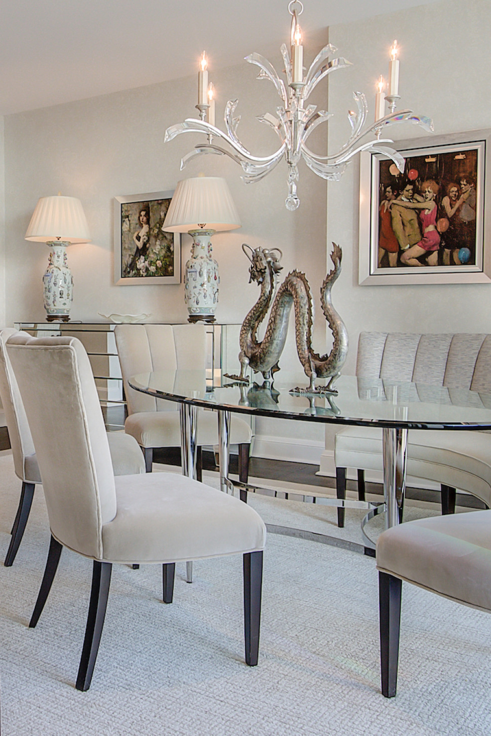 glass-dining-table-chandelier-formal-dining