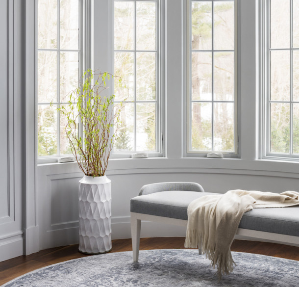 bench-with-throw-blanket-vase-flowers