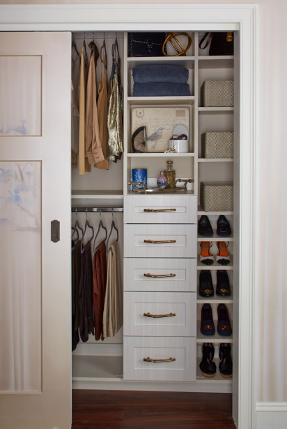 closet-organization-shoe-shelves-drawers