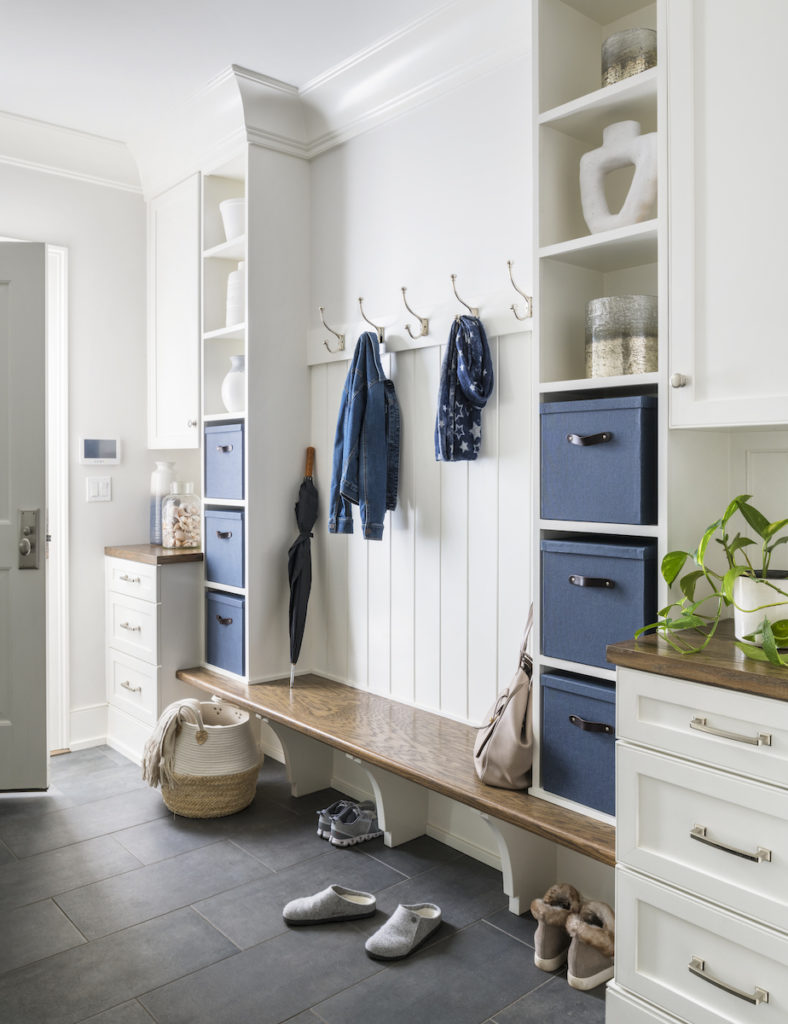 Mud Room Bench Coat Racks Show Storage